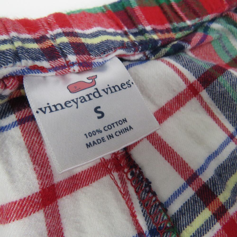 Vineyard Vines Women's Red & Green Plaid Pajama Pants Small - Picture 5 of 6